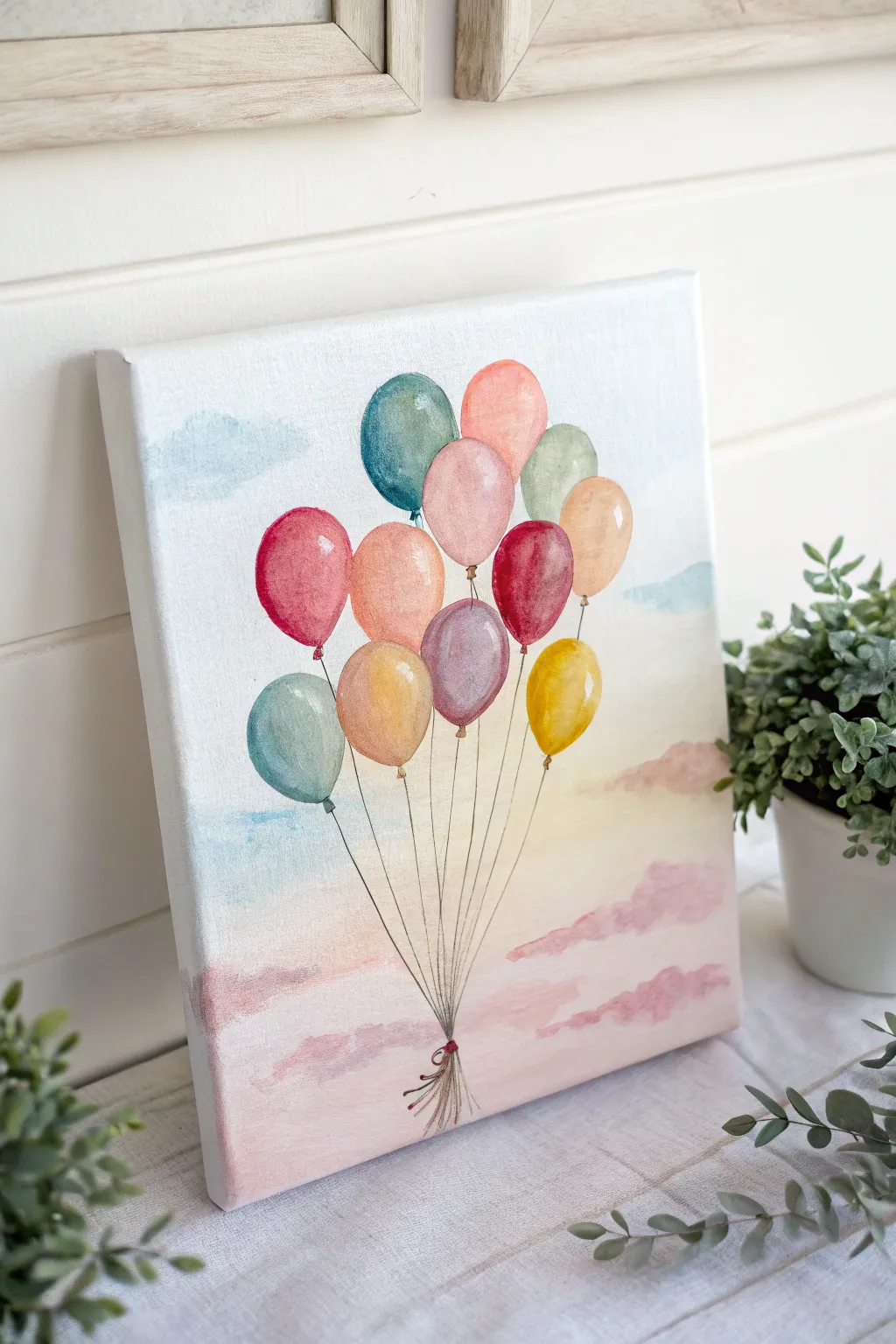 Elevate your space with the joy of floating balloons.