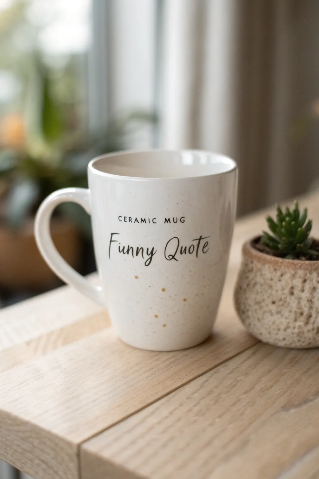 Add a personal touch to your morning coffee with a custom mug that speaks to your heart.