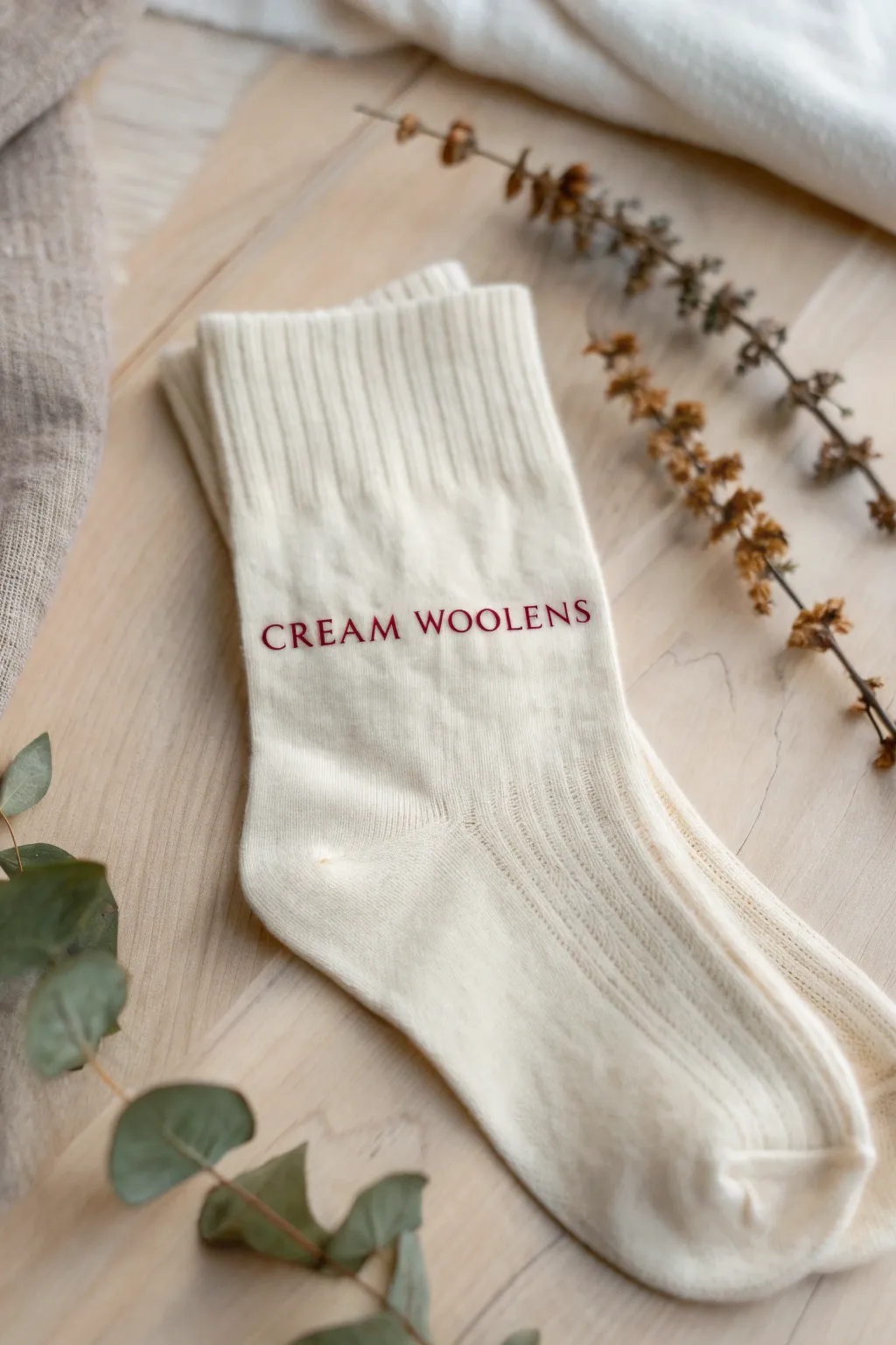 Craft your own luck with personalized embroidered socks—where simplicity meets charm.