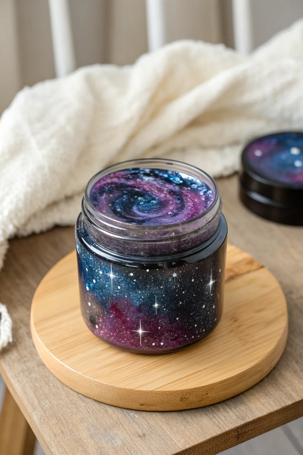 Explore the universe with galaxy slime – a cosmic craft that's both fun and beautiful!
