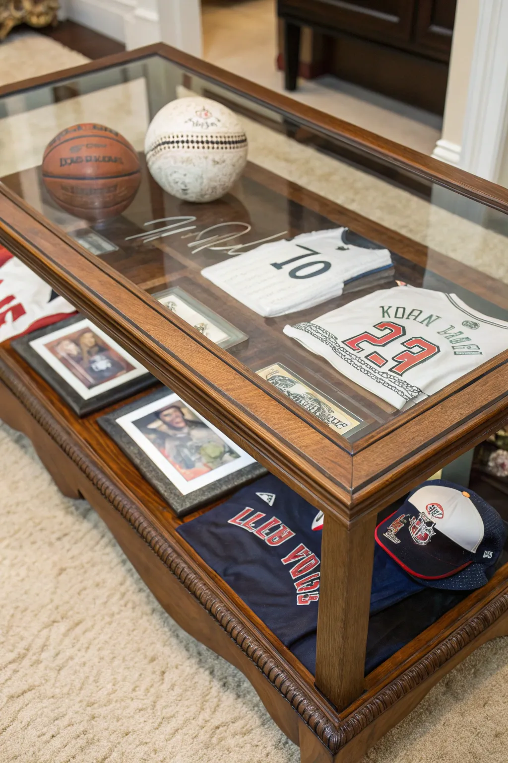 A conversation-starting custom display table