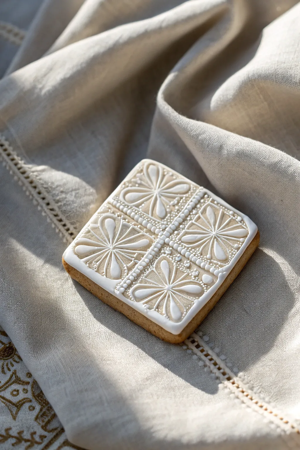 Experience the art of monochrome elegance with these sophisticated cookie designs. Perfect for adding a touch of class to any gathering.