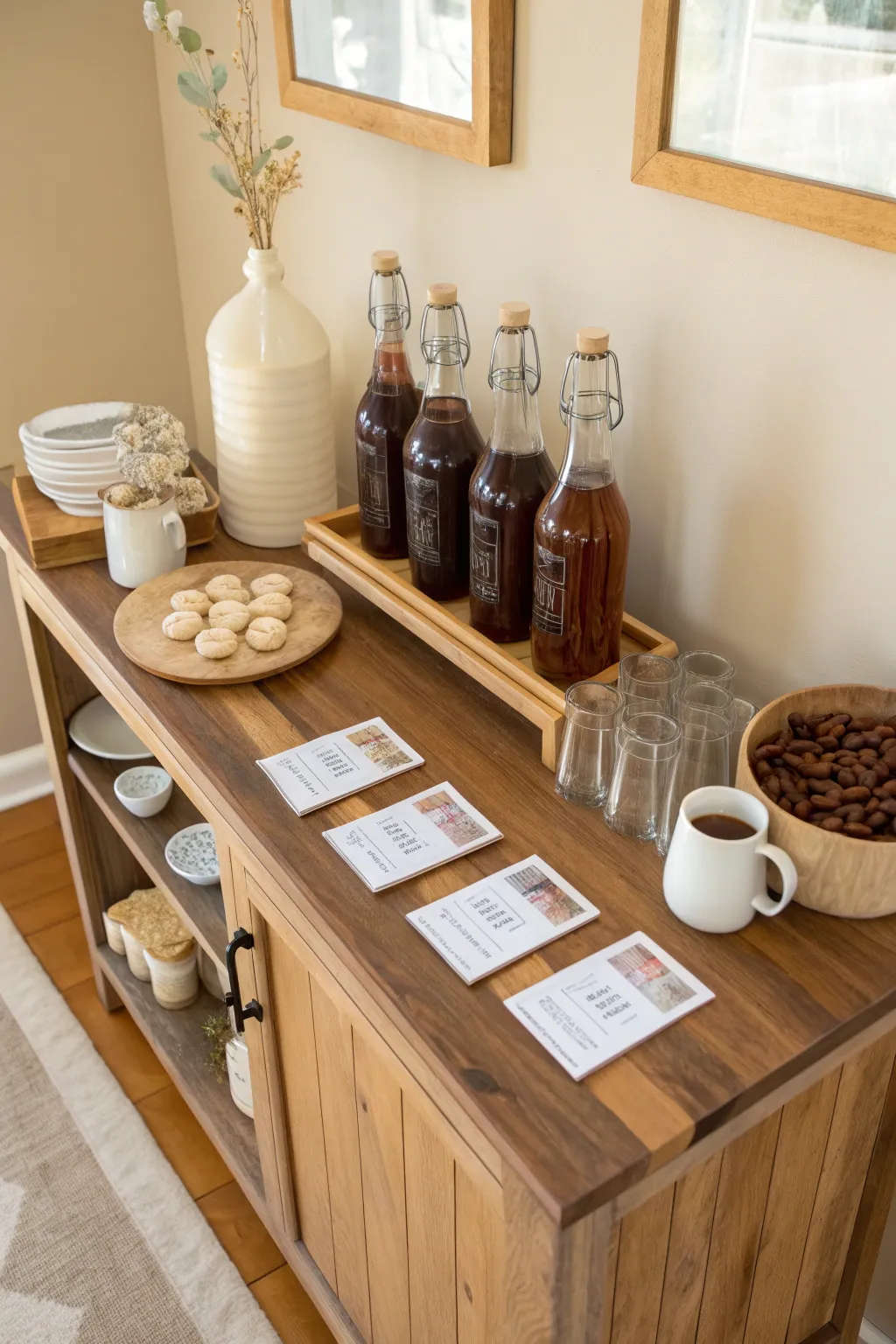 Inspire creativity with a DIY syrup station, where guests can craft their perfect flavor.