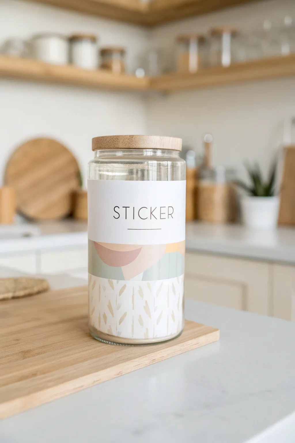 Elevate your pantry with minimalist elegance.