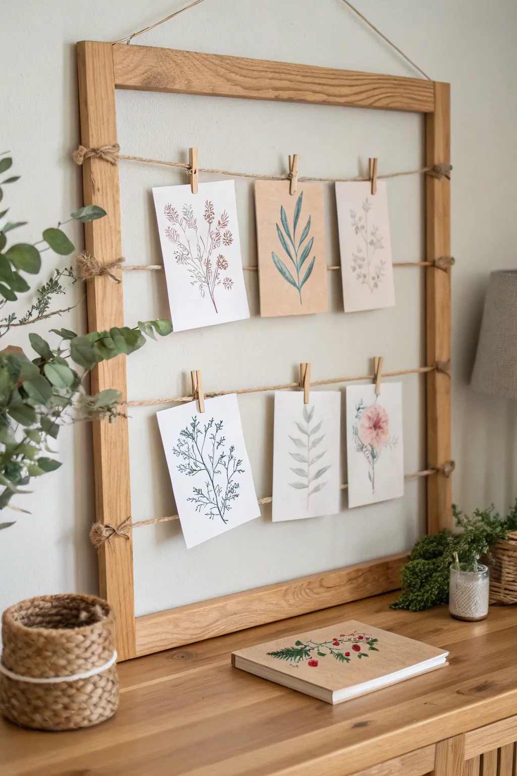 Find tranquility in creativity: A minimalist art therapy corner to inspire calm and imagination.