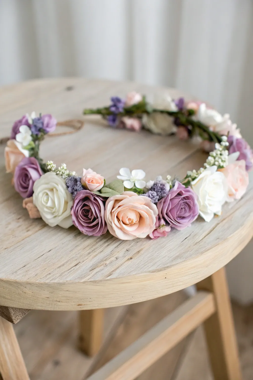 Embrace your inner summer queen with a stunning DIY floral crown, perfectly blending minimalist charm with Boho beauty.