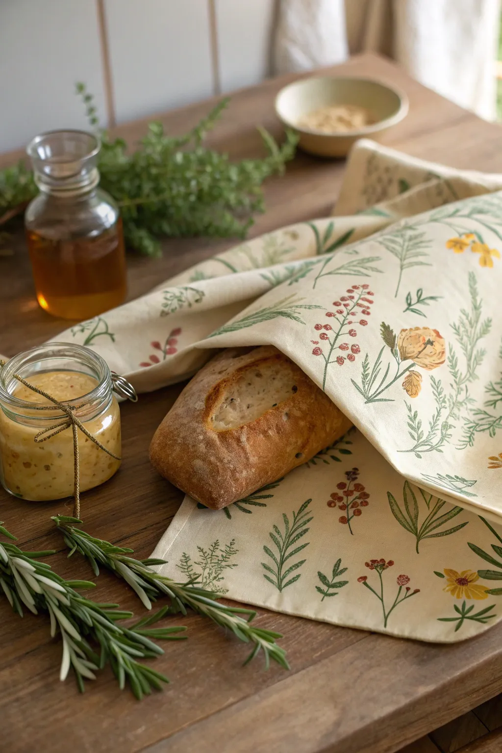 Elevate your kitchen with eco-friendly elegance: handcrafted beeswax wraps for a sustainable future. 🌿✨