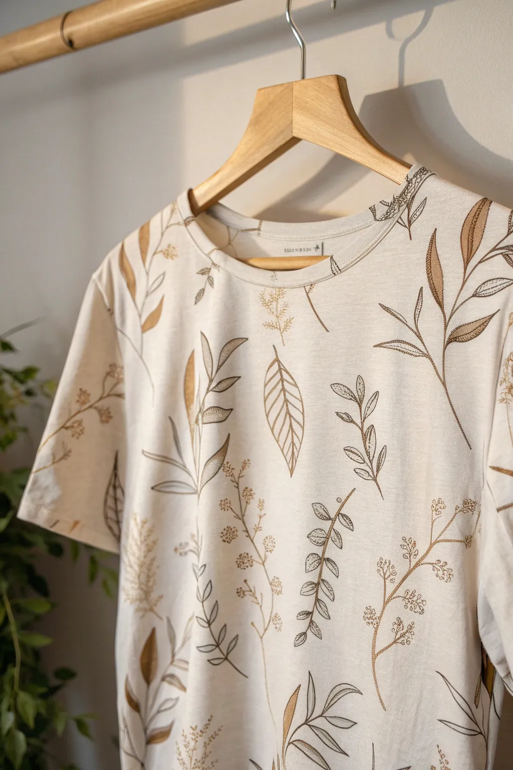 Embrace the outdoors with this nature-inspired minimalist t-shirt, perfect for the boho soul.