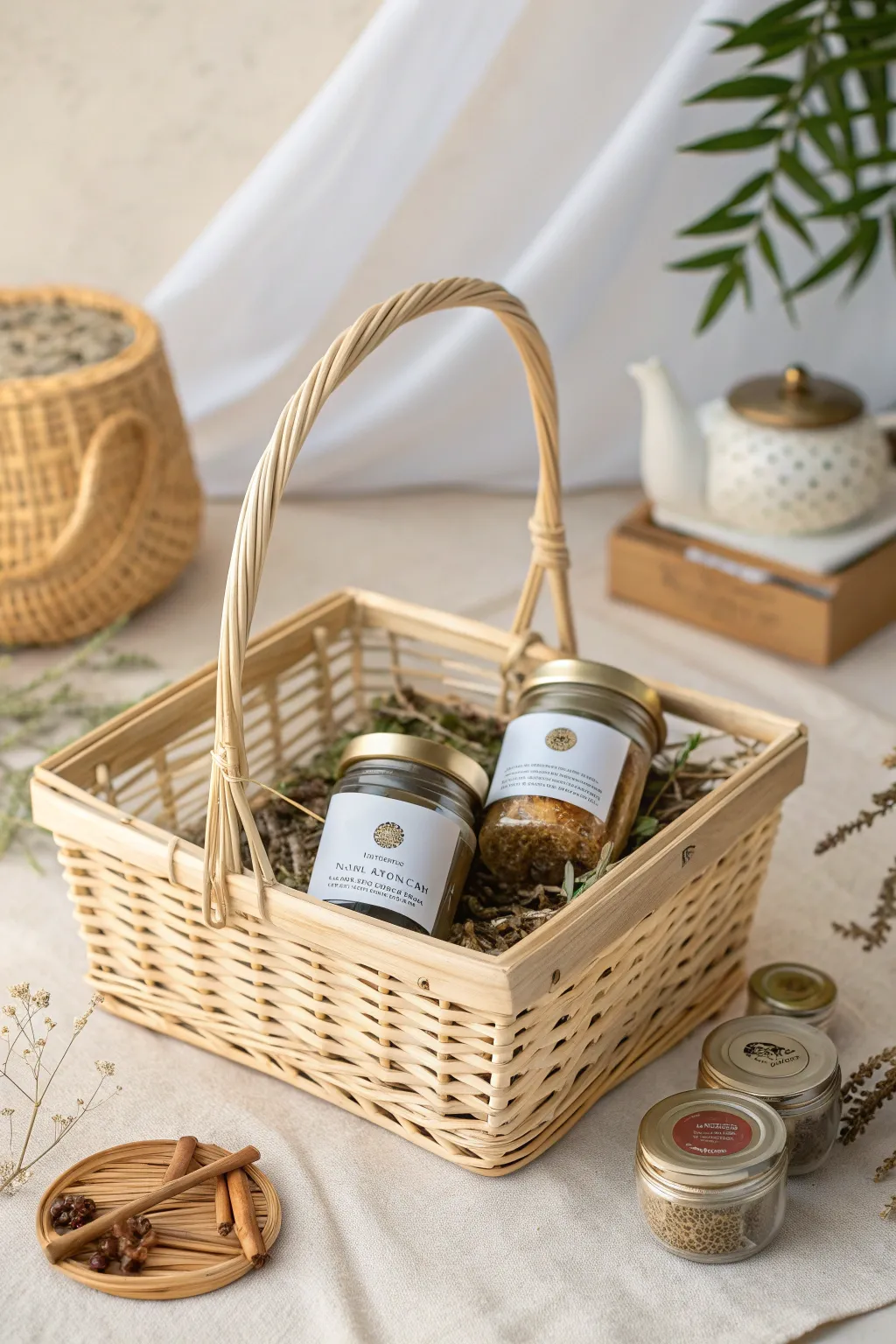 Delight in the simple pleasures with this thoughtfully curated Tea Time Basket. Perfect for a teacher who deserves a moment of calm.