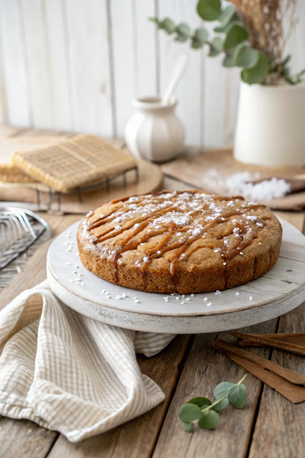 Indulge in the perfect blend of sweet and savory with this Maple Glazed Cookie Cake, a delightful centerpiece for your Thanksgiving table.
