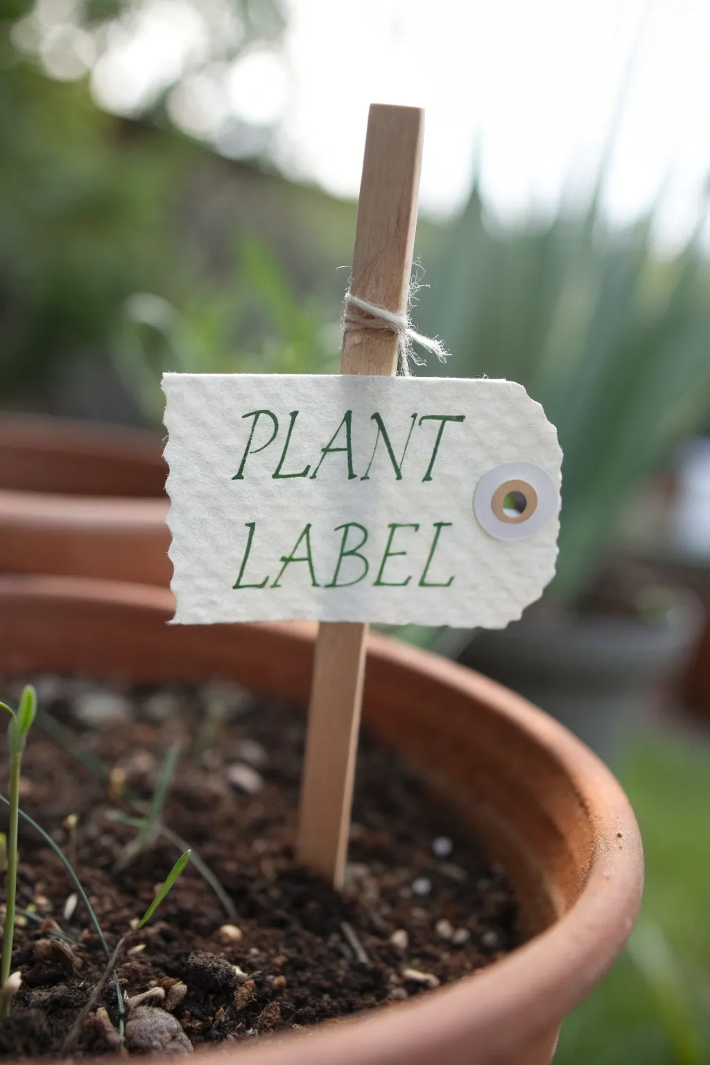 Craft your garden's story with charming, handmade plant labels.