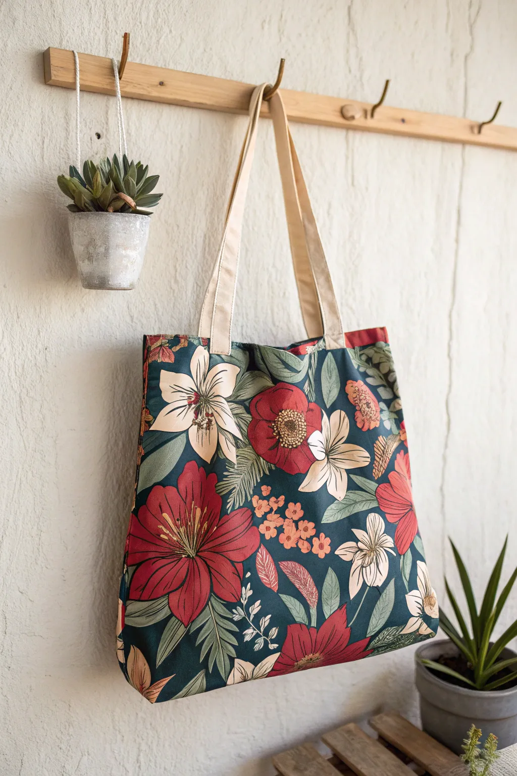 Craft a stunning floral tote bag for Mom's birthday—simple, stylish, and straight from the heart.