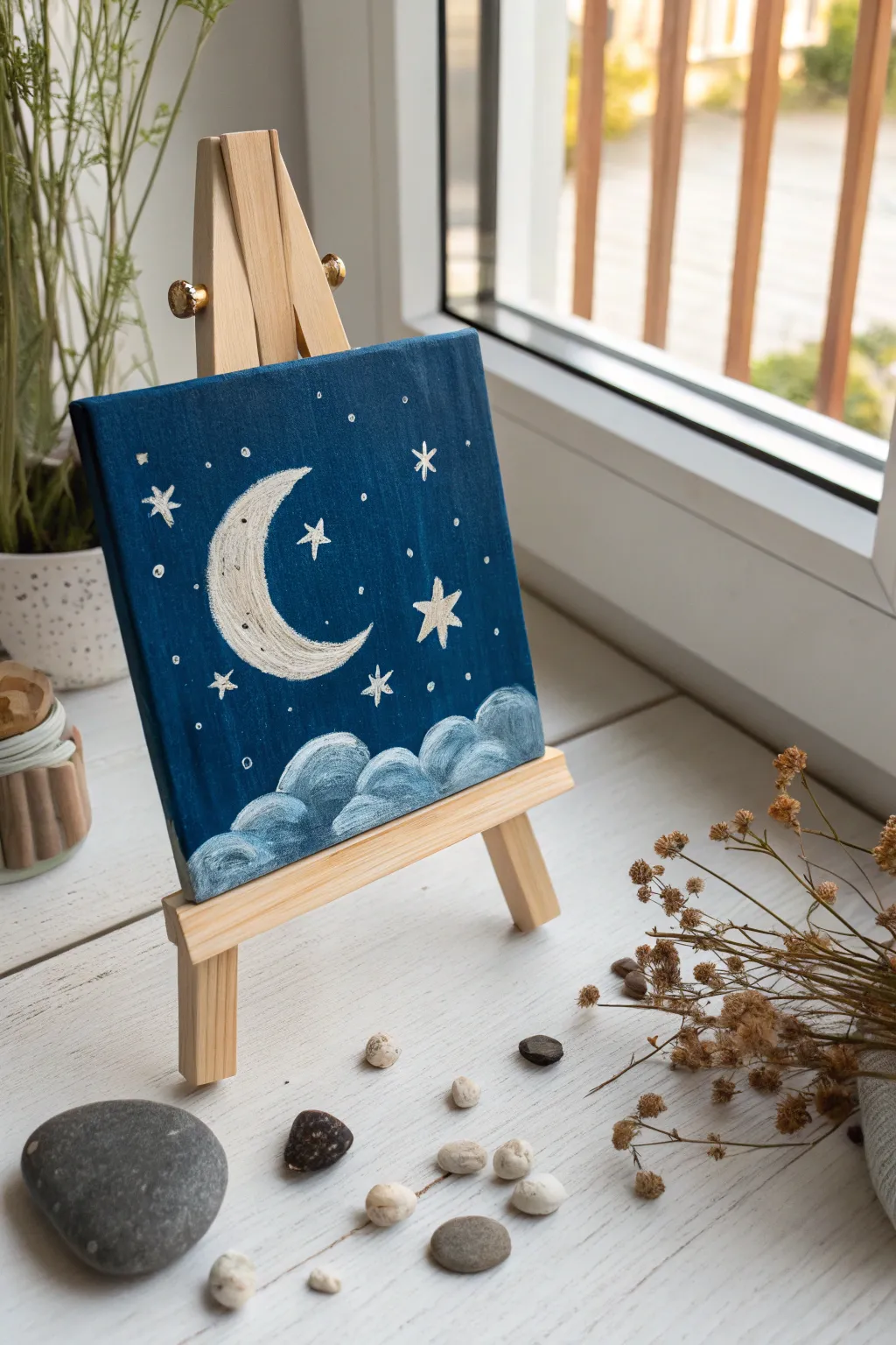 Capture the serene beauty of a celestial night sky—a perfect gift for mom that symbolizes dreams and endless possibilities.