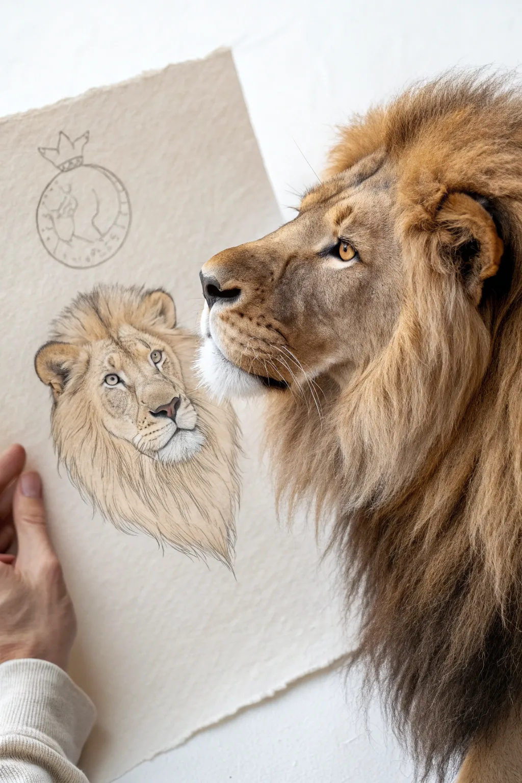 Unleash your child's creativity with this adorable lion drawing idea. Simple, cute, and full of character!