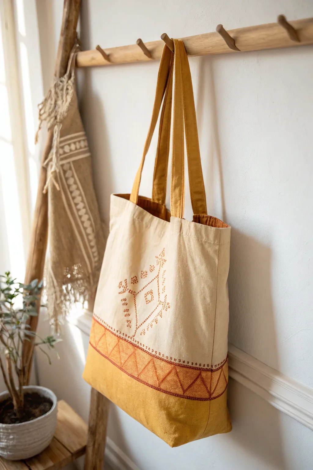 Embrace nostalgia with a touch of modern elegance – a retro tote bag that blends vintage charm with minimalist beauty.