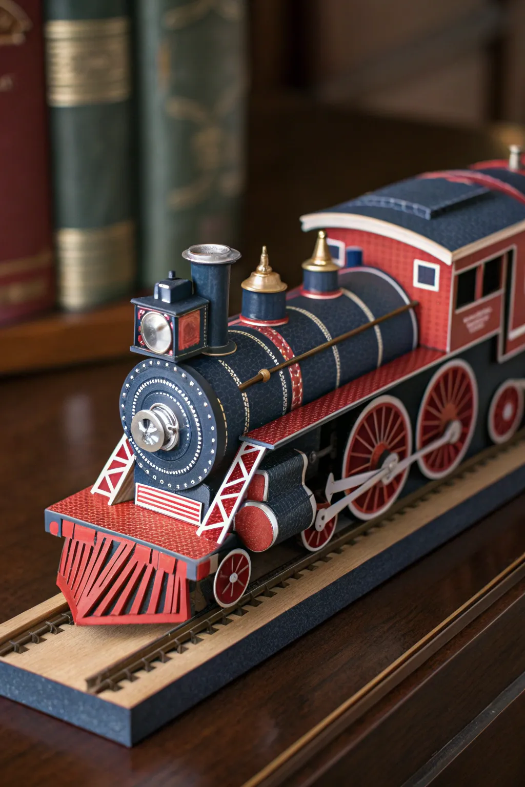 Unleash your creativity with this simple yet stunning paper train craft, where bold colors meet meticulous craftsmanship.