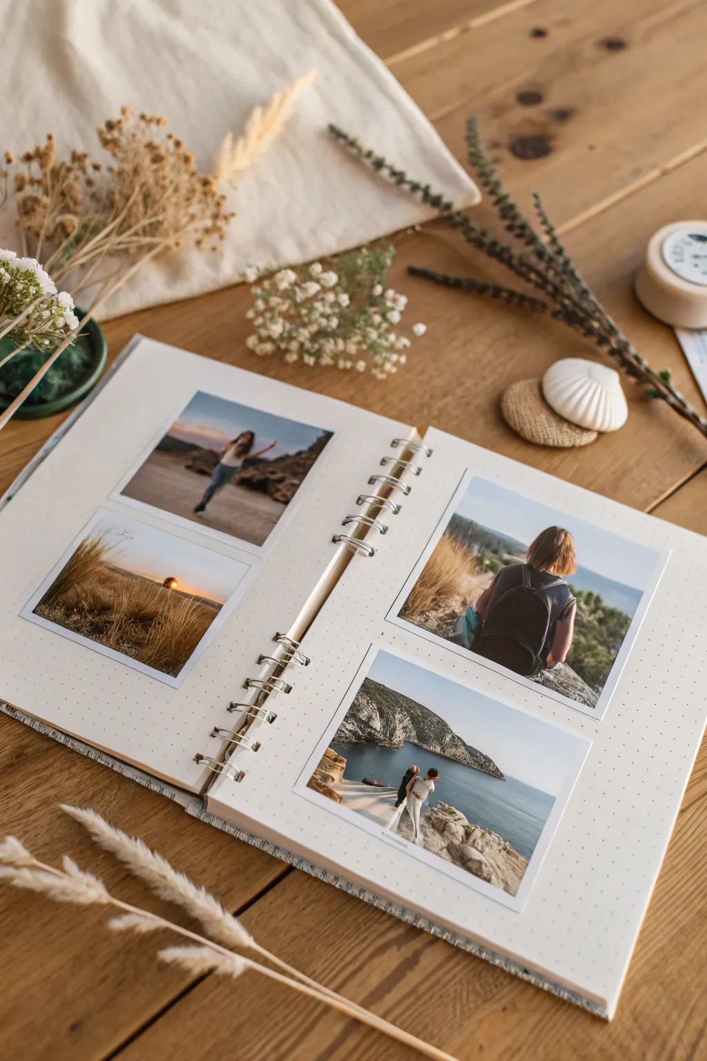 Capture your wanderlust with a minimalist photo collage—where every picture tells a story.