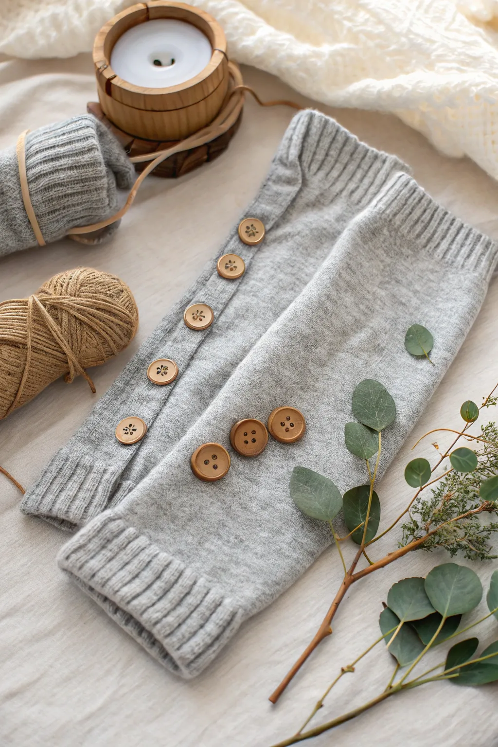 Transform your old sweatshirt into chic leg warmers - a perfect blend of style and sustainability!