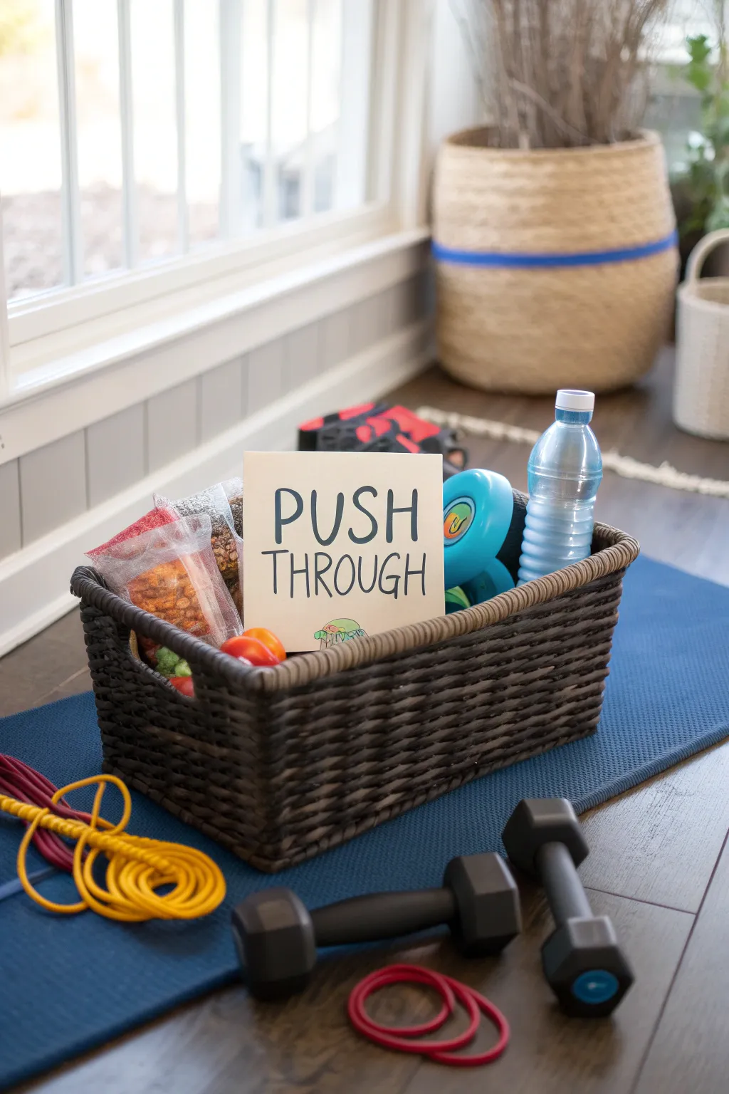 Fuel their fitness passion with this energizing basket.