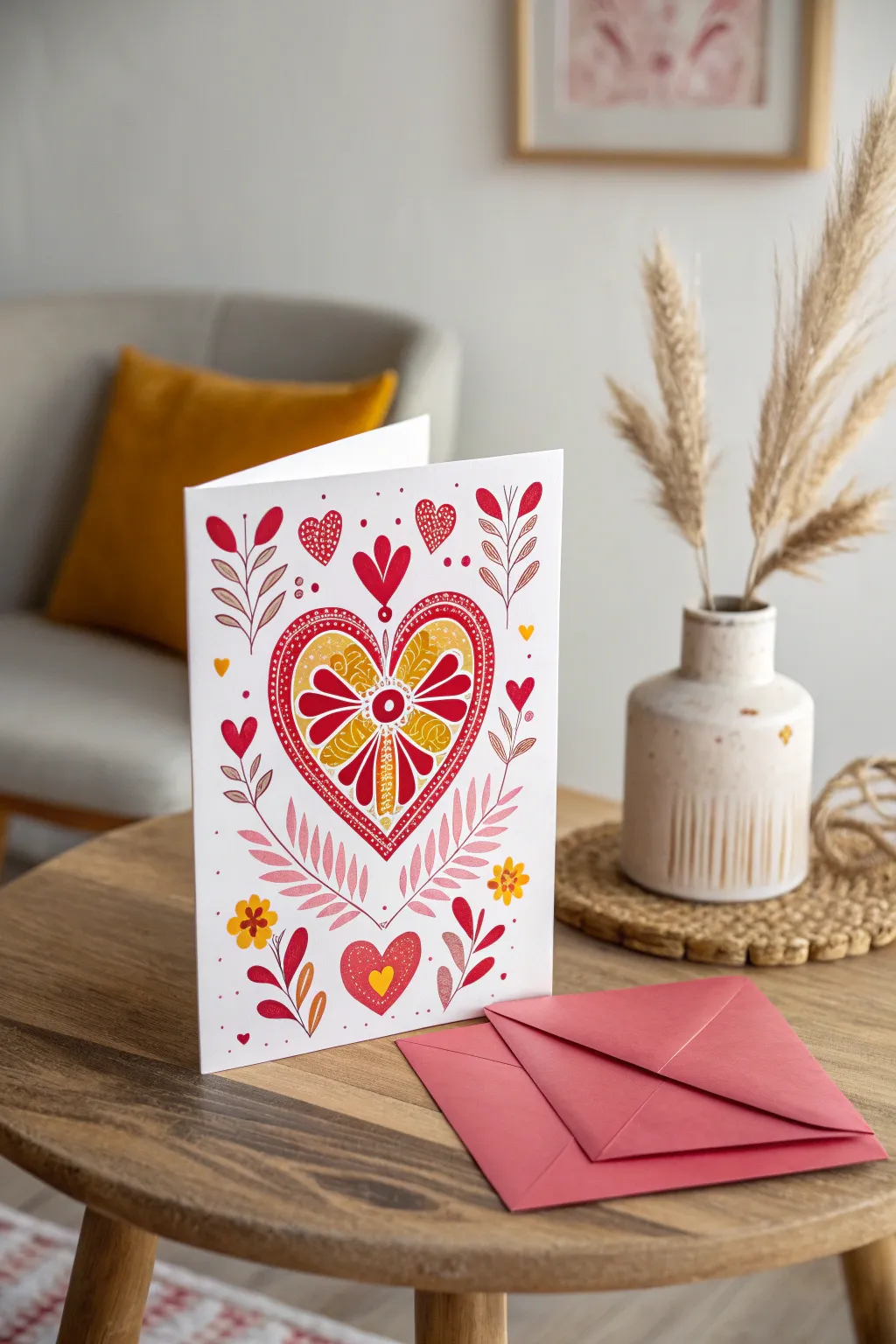 Brighten their day with a handcrafted Valentine's card, perfect for spreading joy and love!