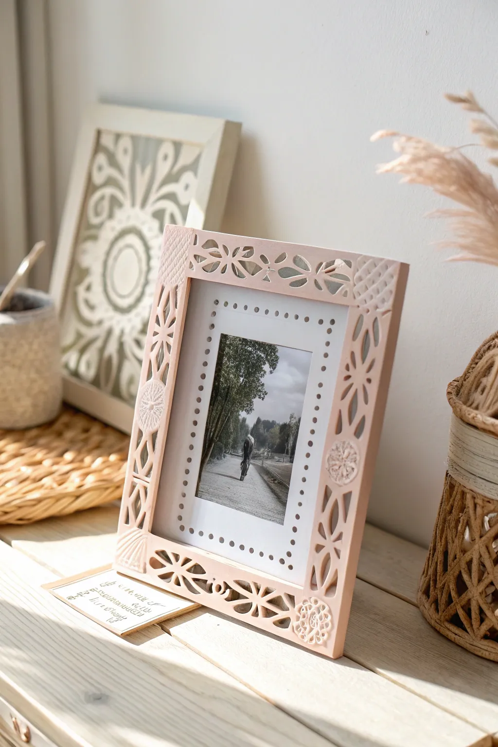 Elevate your memories with handcrafted elegance: A minimalist photo frame for your cherished moments.