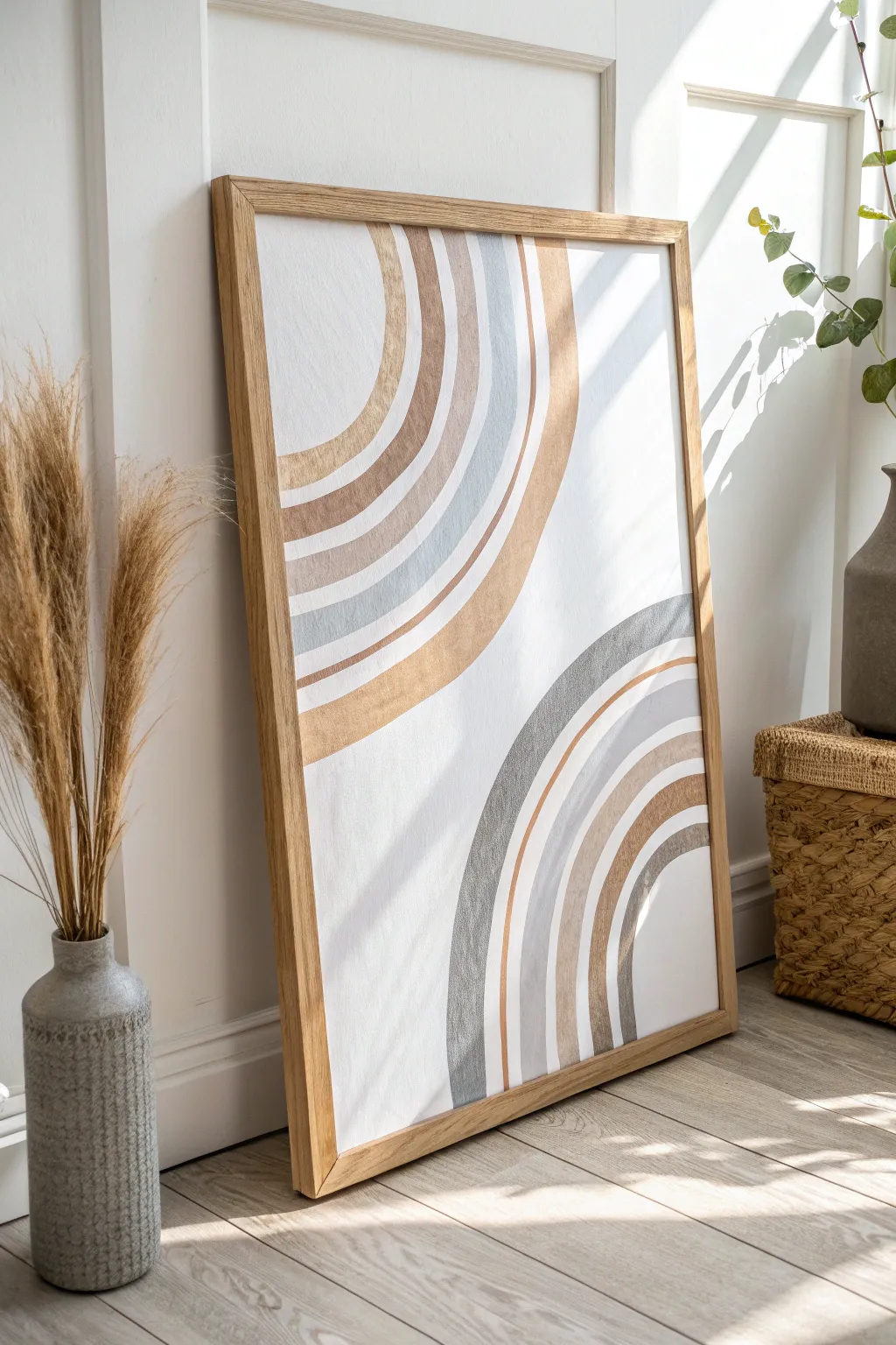Embrace tranquility and order with minimalist lines. Perfect for a serene workspace.