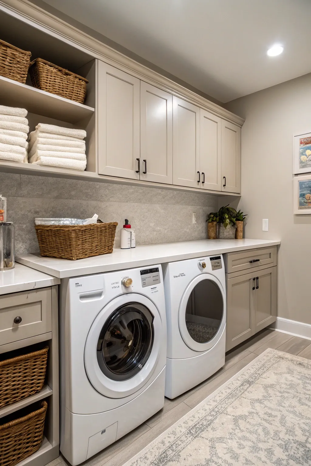 Achieve seamless style with custom cabinetry.