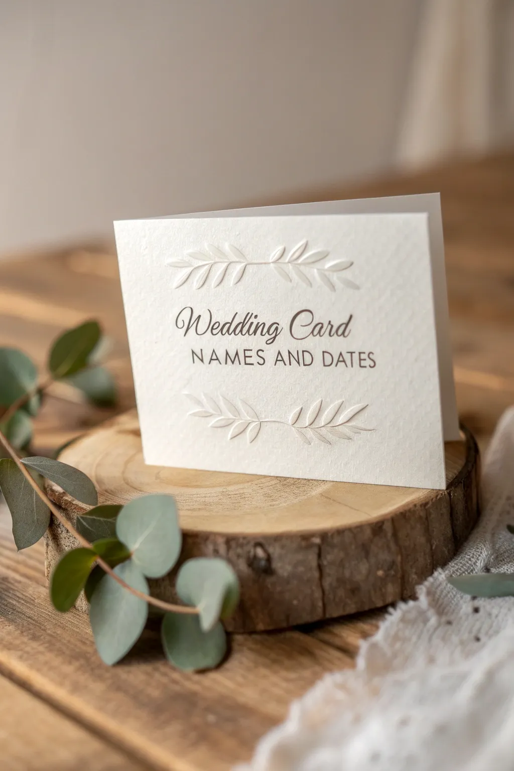 Elevate your wedding cards with personalized perfection and a touch of elegance.