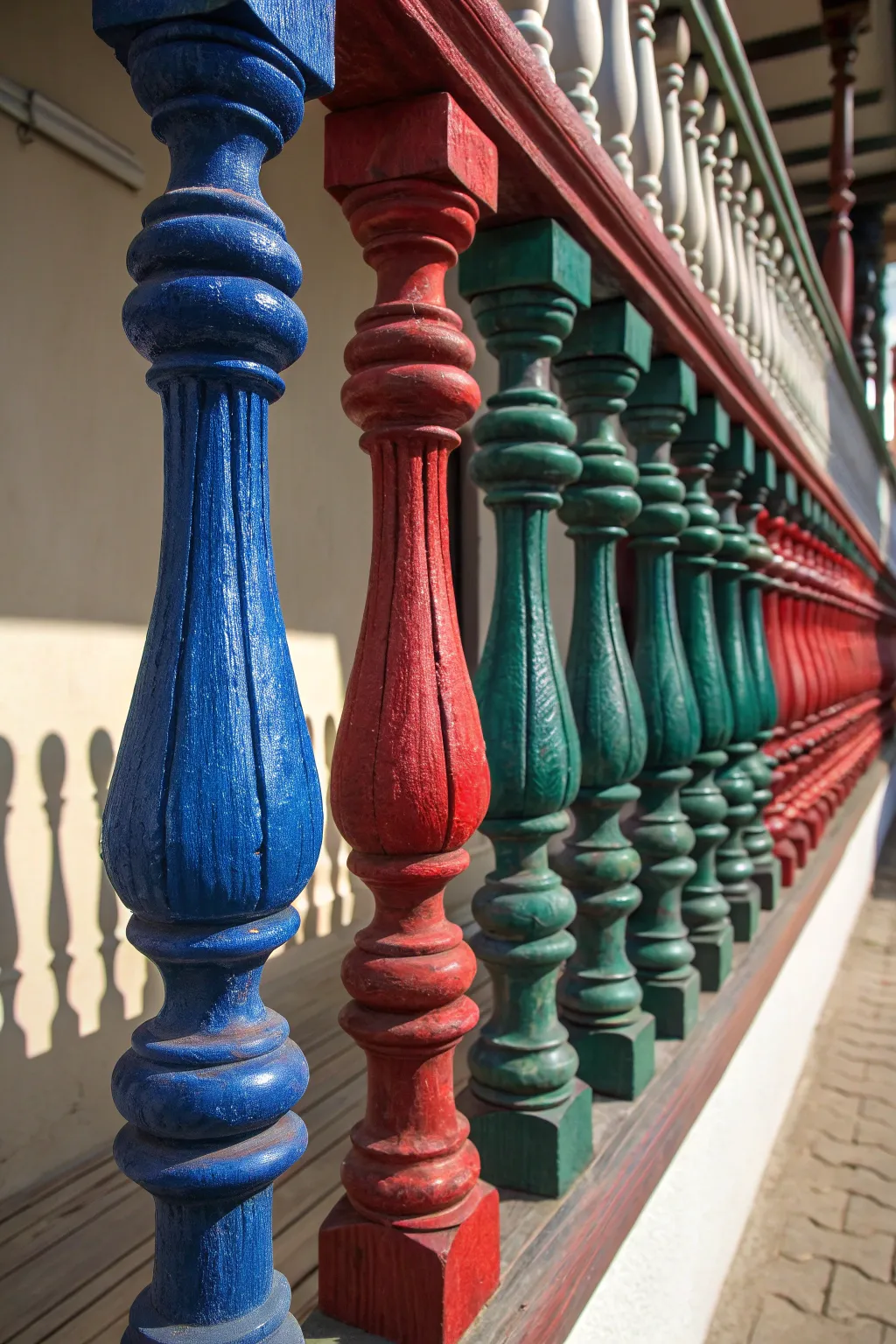 Transform your space with vibrant spindle art that adds texture and bold colors to your walls.