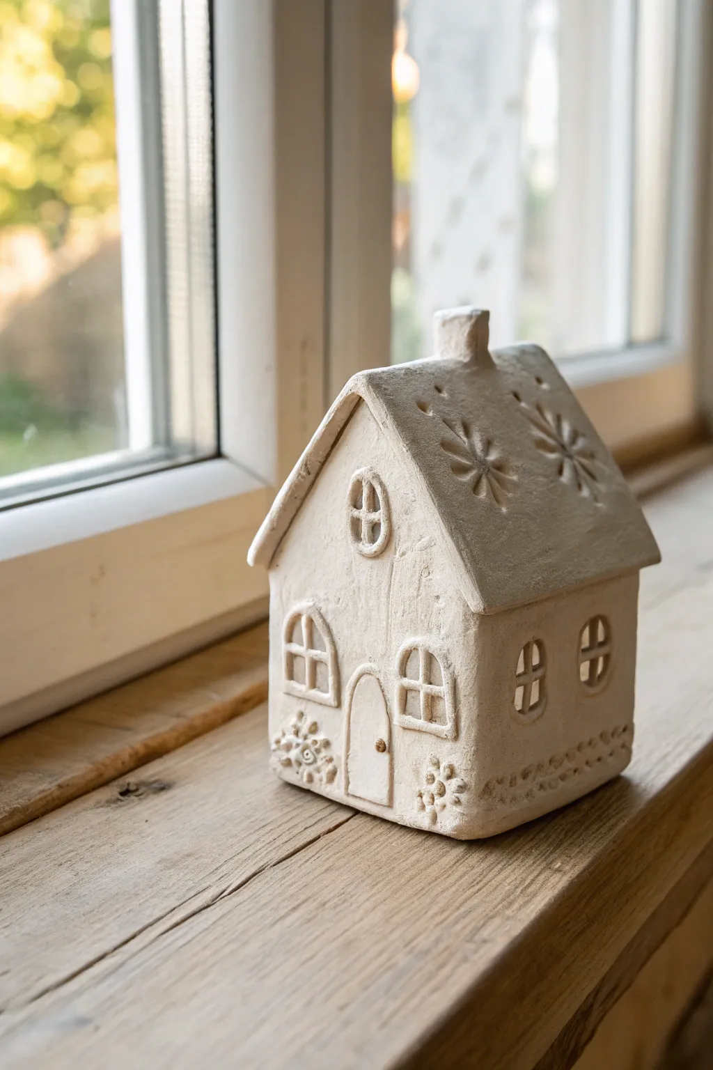 Charming clay dwellings: Bring a cozy village feel to your home with tiny handcrafted clay houses.