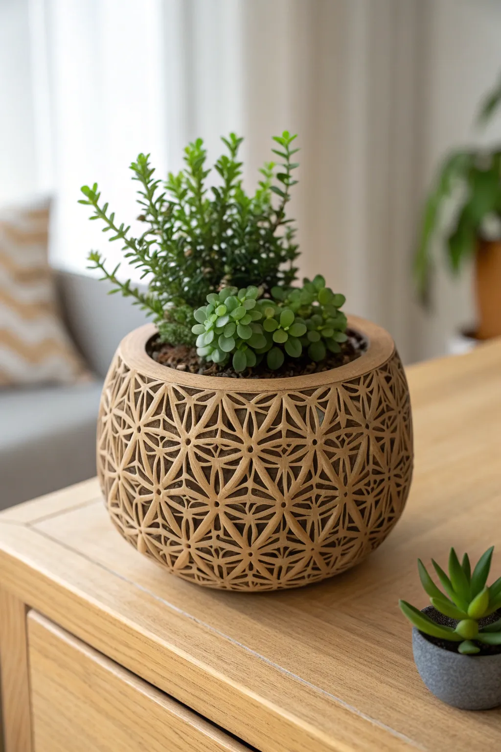 Elevate your plant decor with handcrafted 3D planter designs. Perfect for adding a personal and stylish touch.