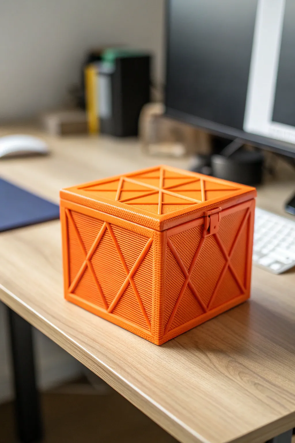 Elevate your organization game with vibrant, 3D-printed foldable storage solutions.