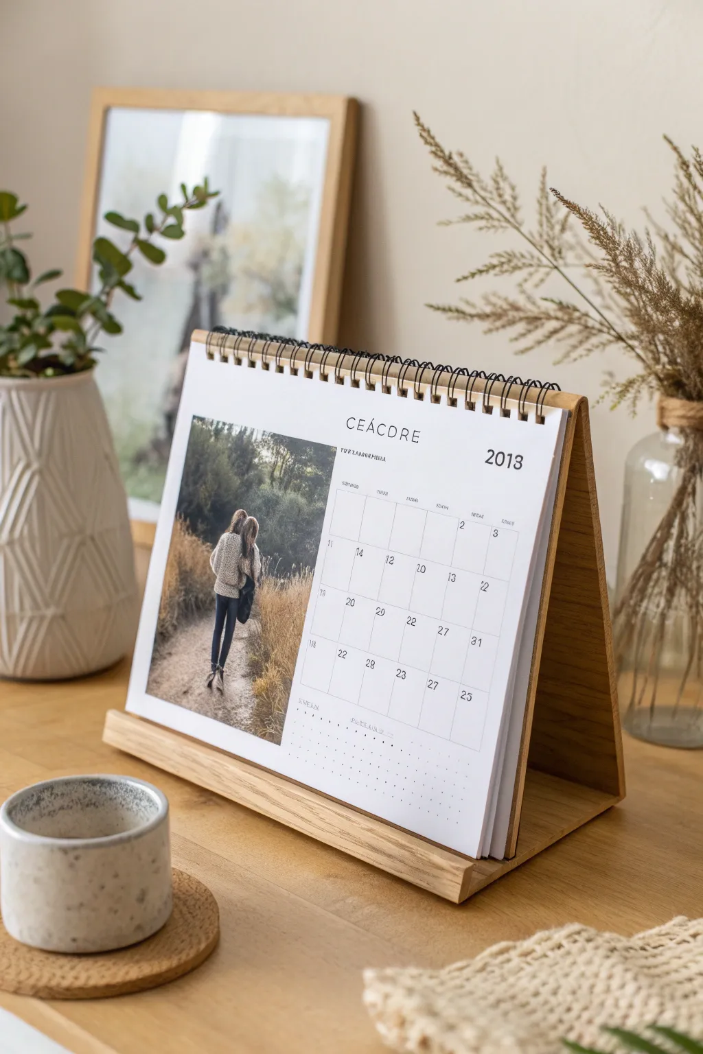 Preserve your cherished memories in style with a minimalist photo memory calendar that adds warmth and nostalgia to your space.