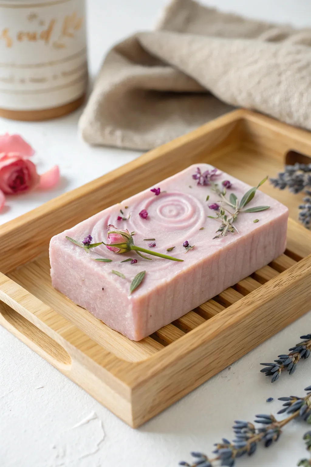 Elevate your bathroom decor with the natural elegance of handmade soap. 🌿🛁 #CraftedWithLove #MinimalistBeauty