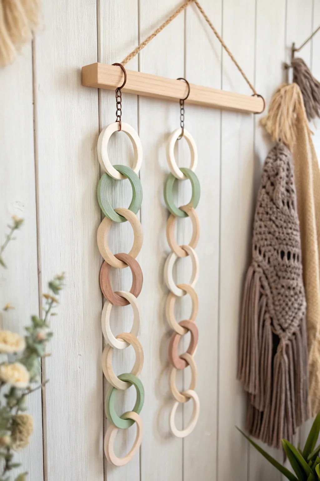 Countdown to Christmas with style and simplicity—an Advent chain that adds a touch of handcrafted elegance to your holiday decor.