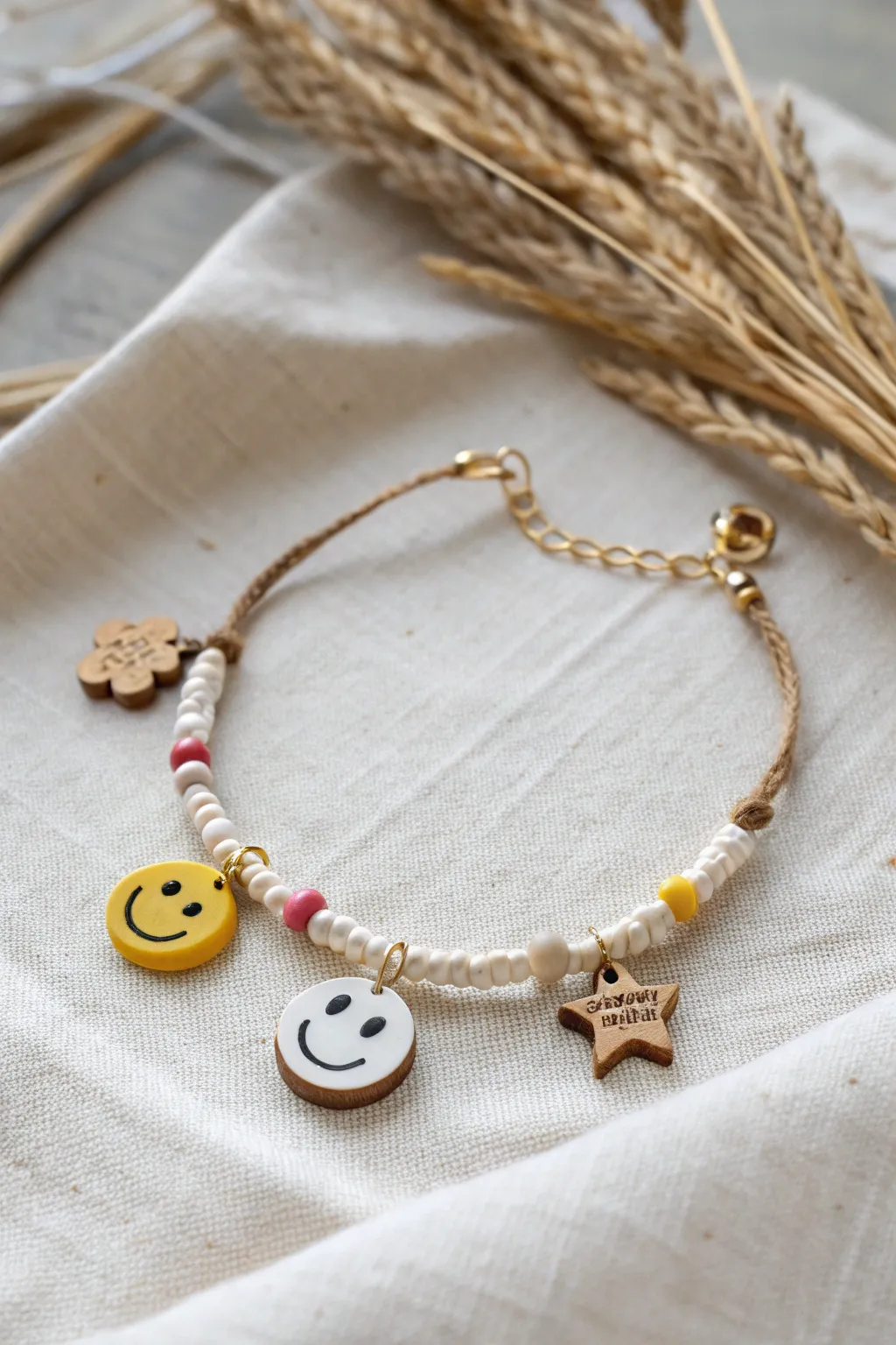 Embrace whimsy with this playful minimalist bracelet, perfect for adding a touch of joy to your style.