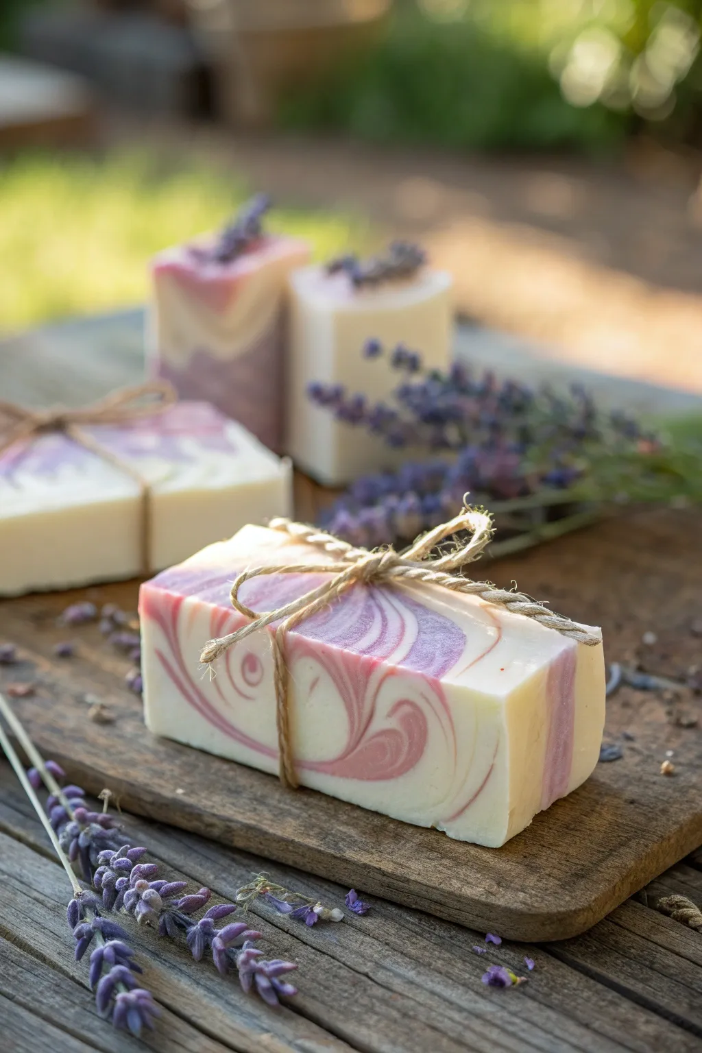 Elevate your party favors with the natural elegance of handmade soap bars.