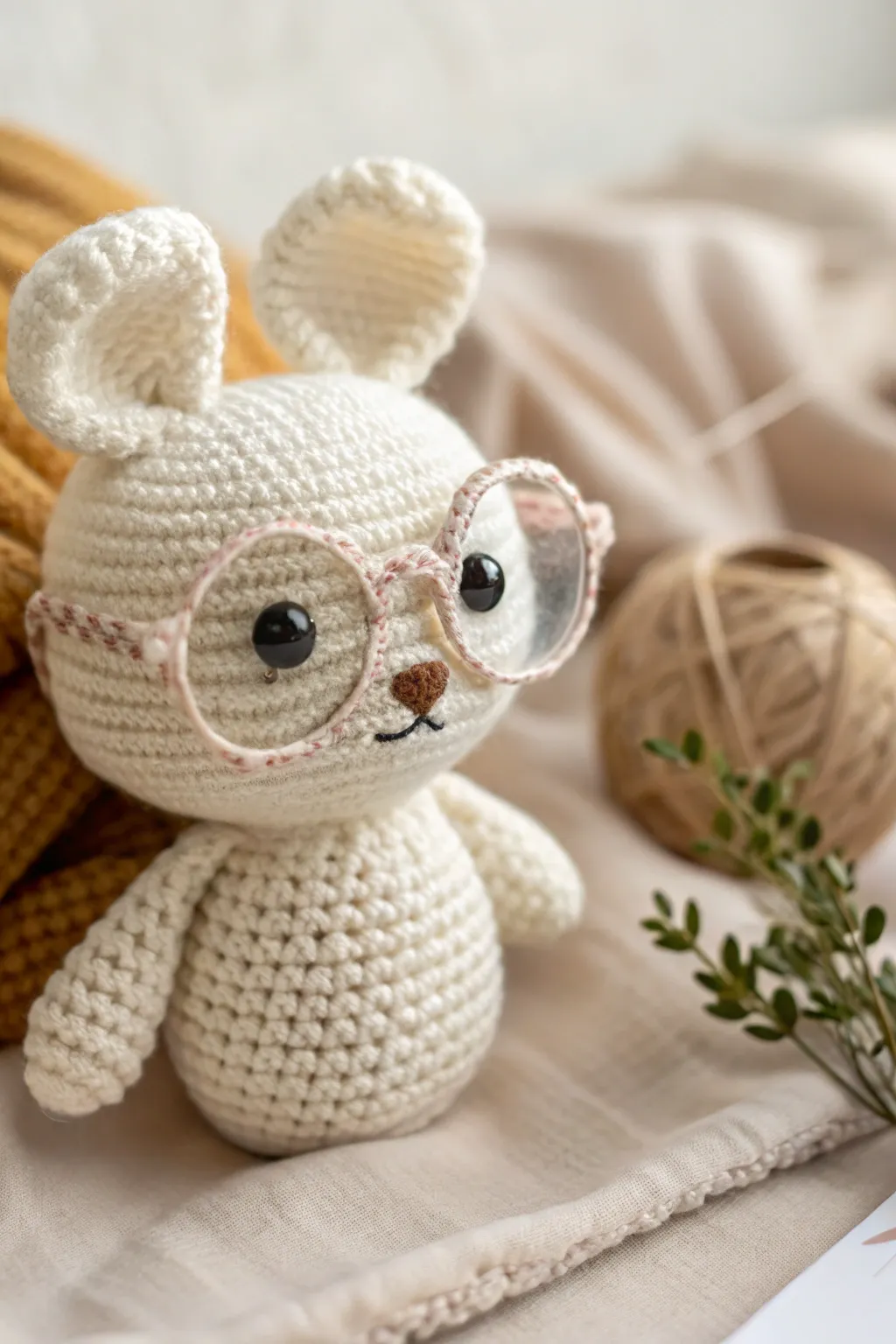 Elevate your amigurumi with chic, handcrafted eyewear—where minimalism meets boho charm.