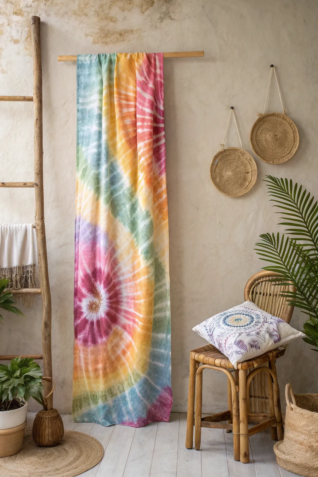 Transform your space with a pop of color: Discover the art of tie-dye and its stunning effects!