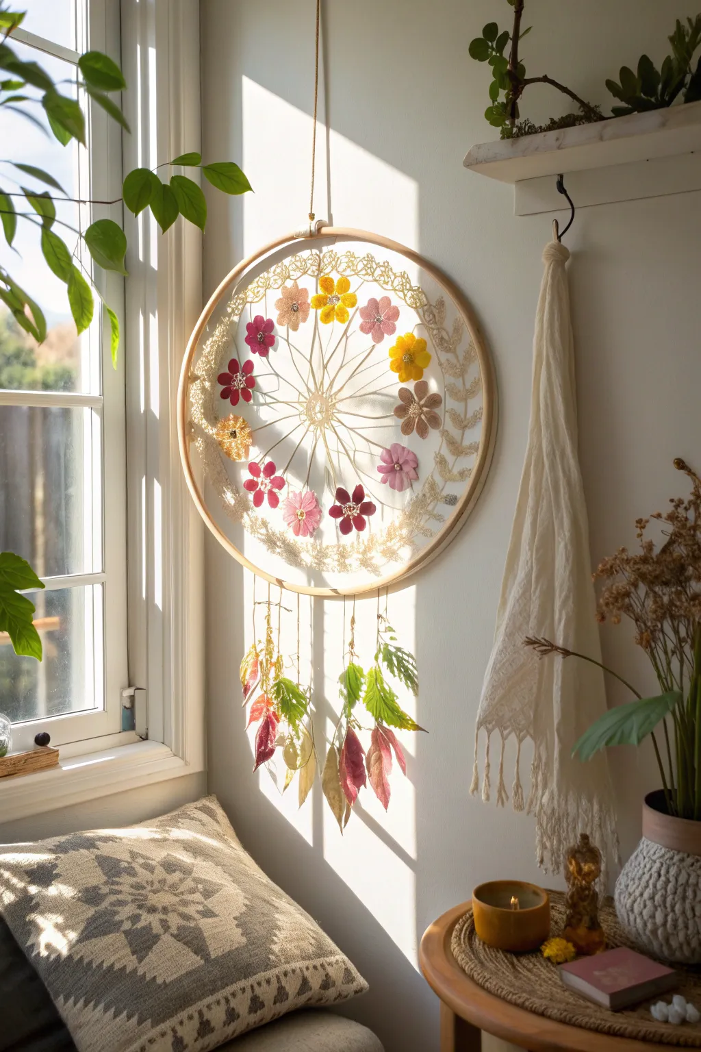 Capture nature's elegance with DIY suncatchers, bringing a splash of outdoor beauty into your home.