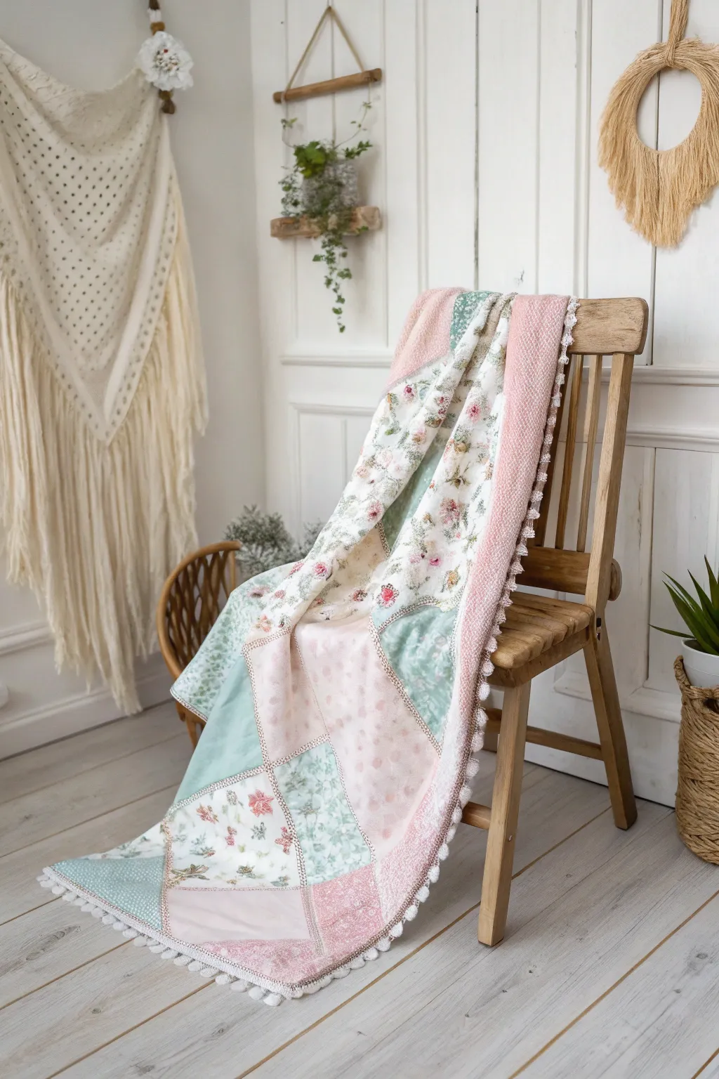 Wrap your little one in a story of love and sustainability with a vintage-inspired baby blanket.