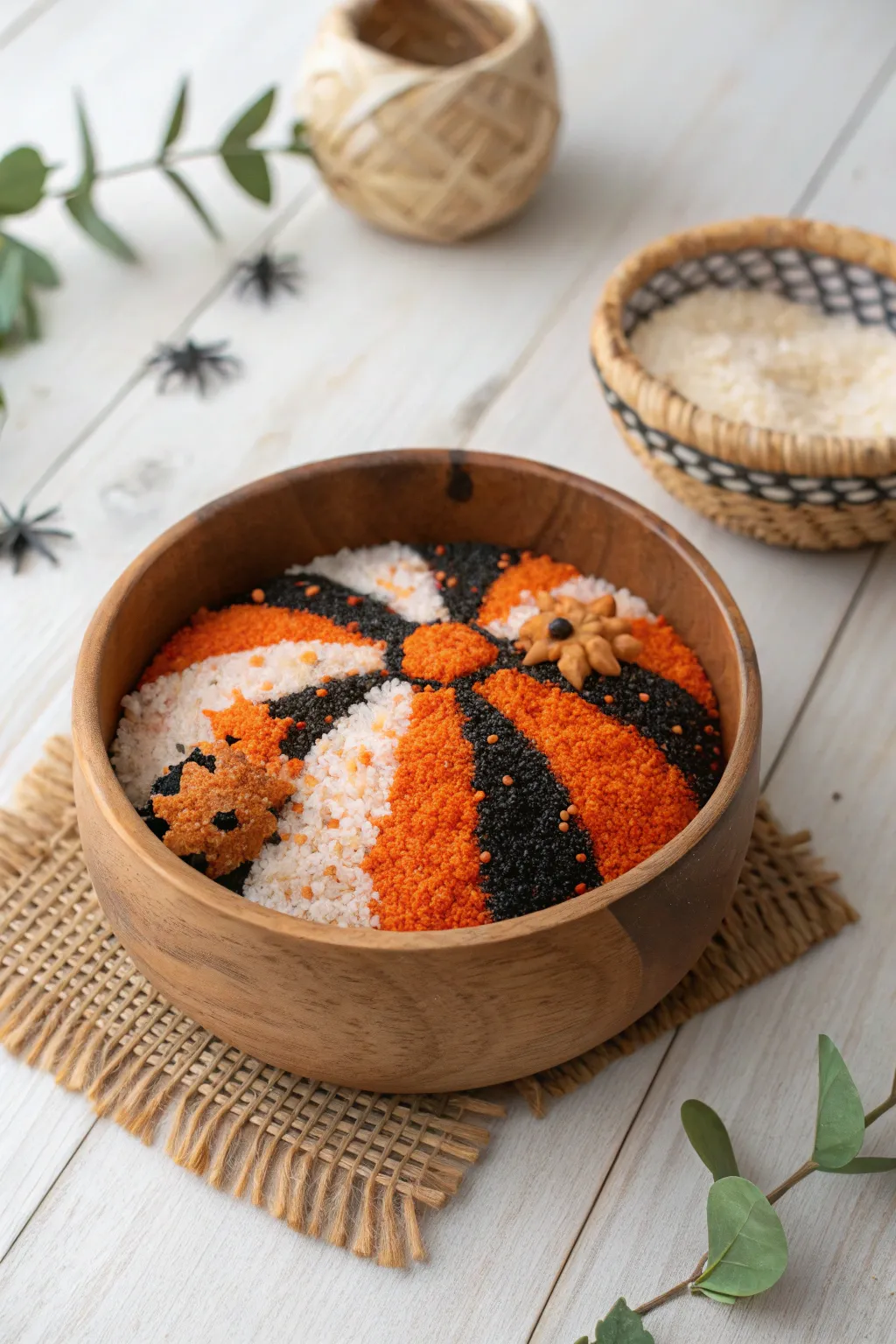 Unleash your baby's creativity with a sensory Halloween painting experience. 🎨✨