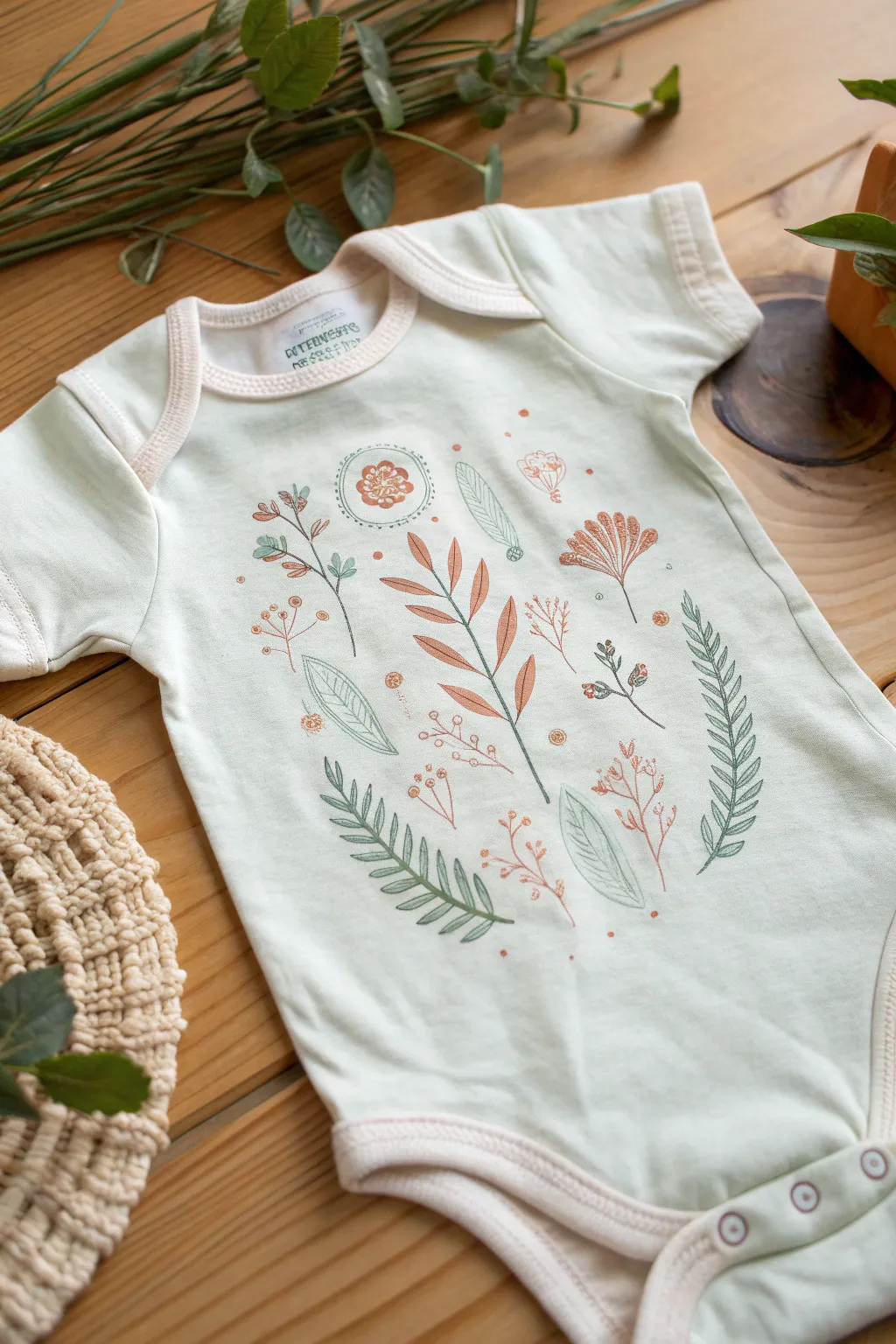 Transform your little one's wardrobe with elegant DIY stencil designs. #BabyStyle #MinimalistCrafts