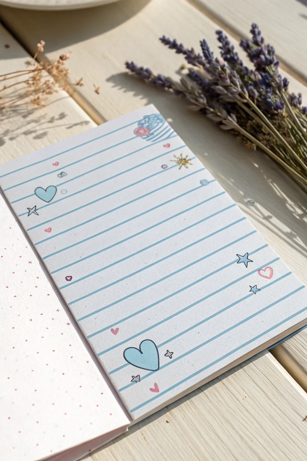 Embrace nostalgia with a charming notebook-inspired card, perfect for adding a playful touch to back-to-school season.