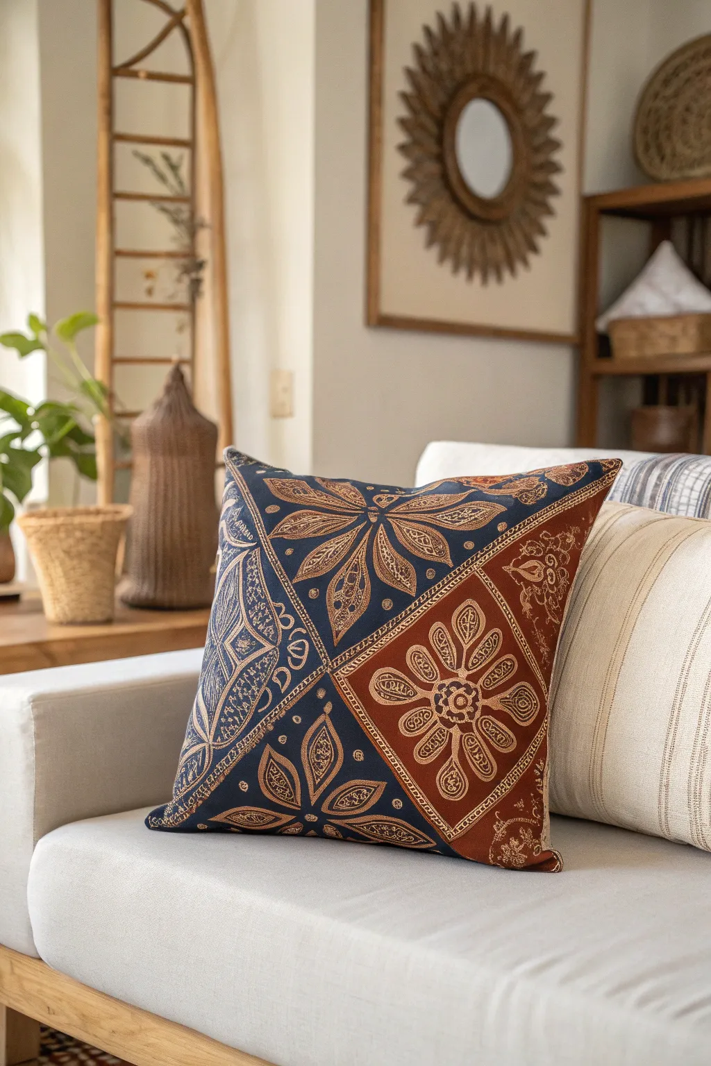 Elevate your space with the timeless charm of batik pillow covers—where artistry meets comfort.