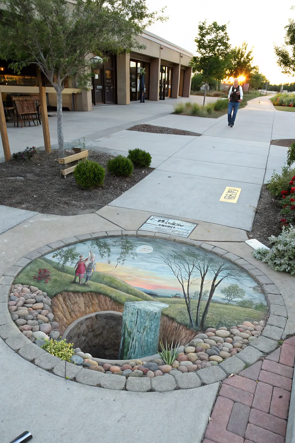 Step into the world of 3D chalk art illusions and let your creativity soar on a simple sidewalk canvas.