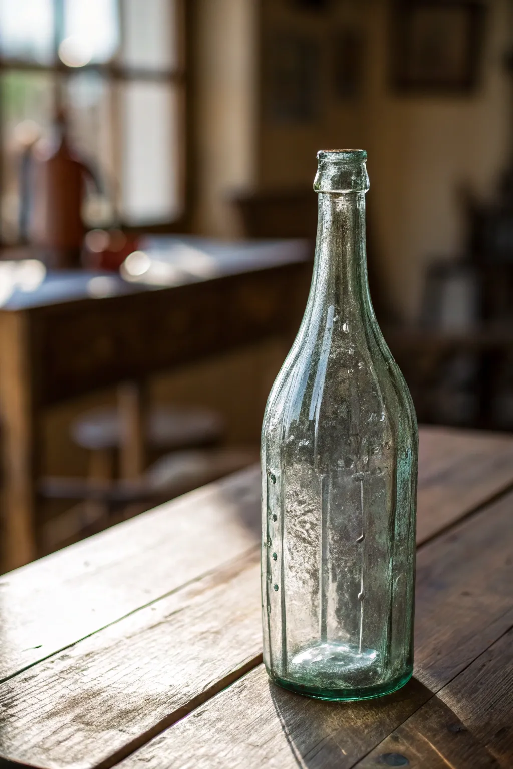 Mastering the art of glassblowing, one simple bottle at a time.