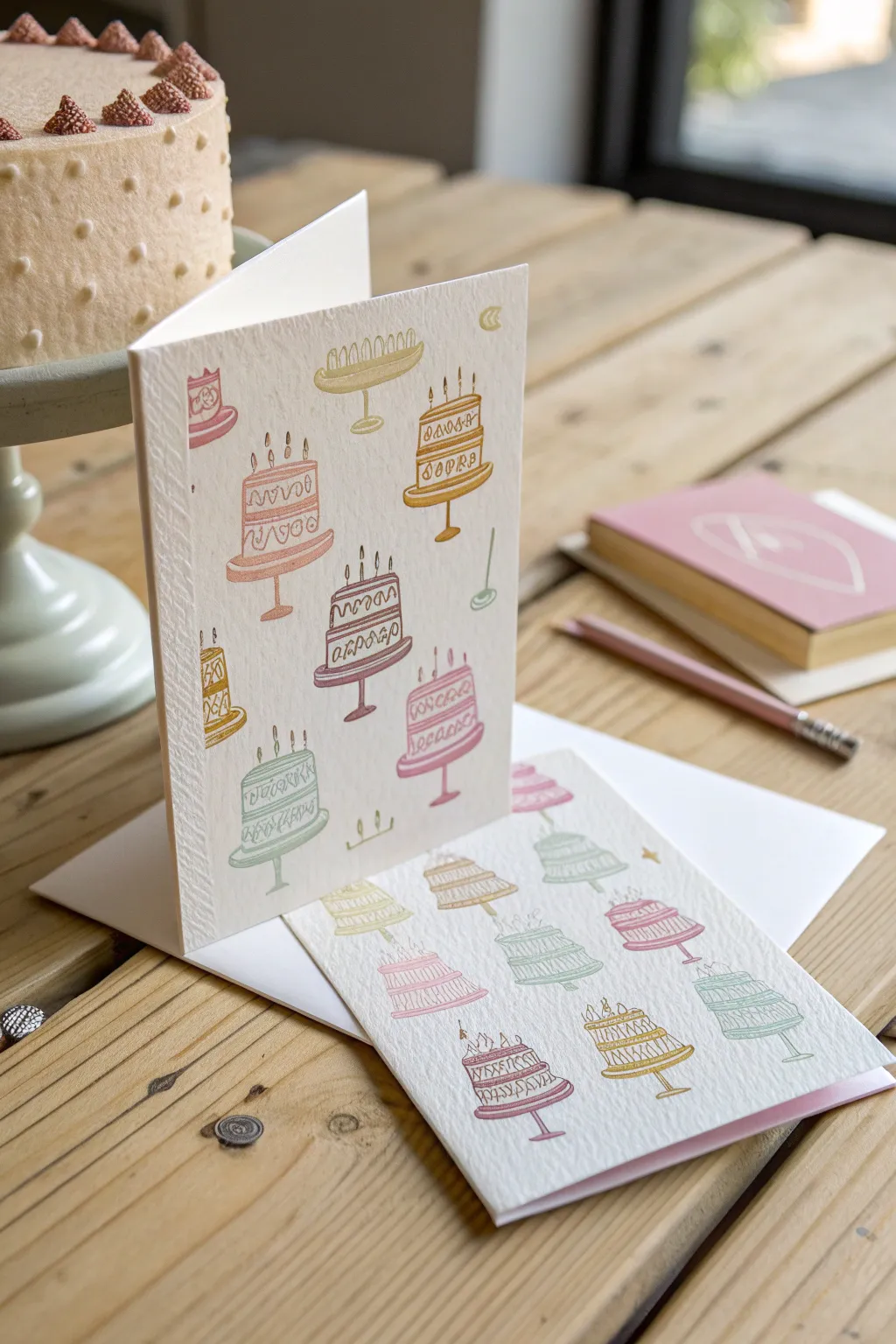 Elevate your birthday greetings with a touch of minimalist elegance and boho charm.