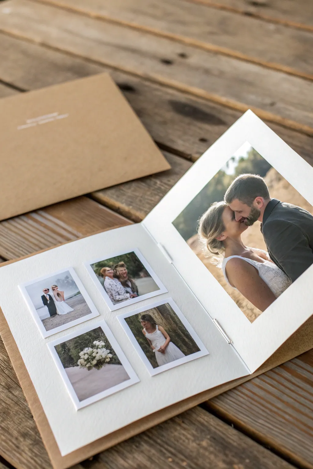 Capture your love story in a minimalist photo collage - a keepsake he'll treasure forever.