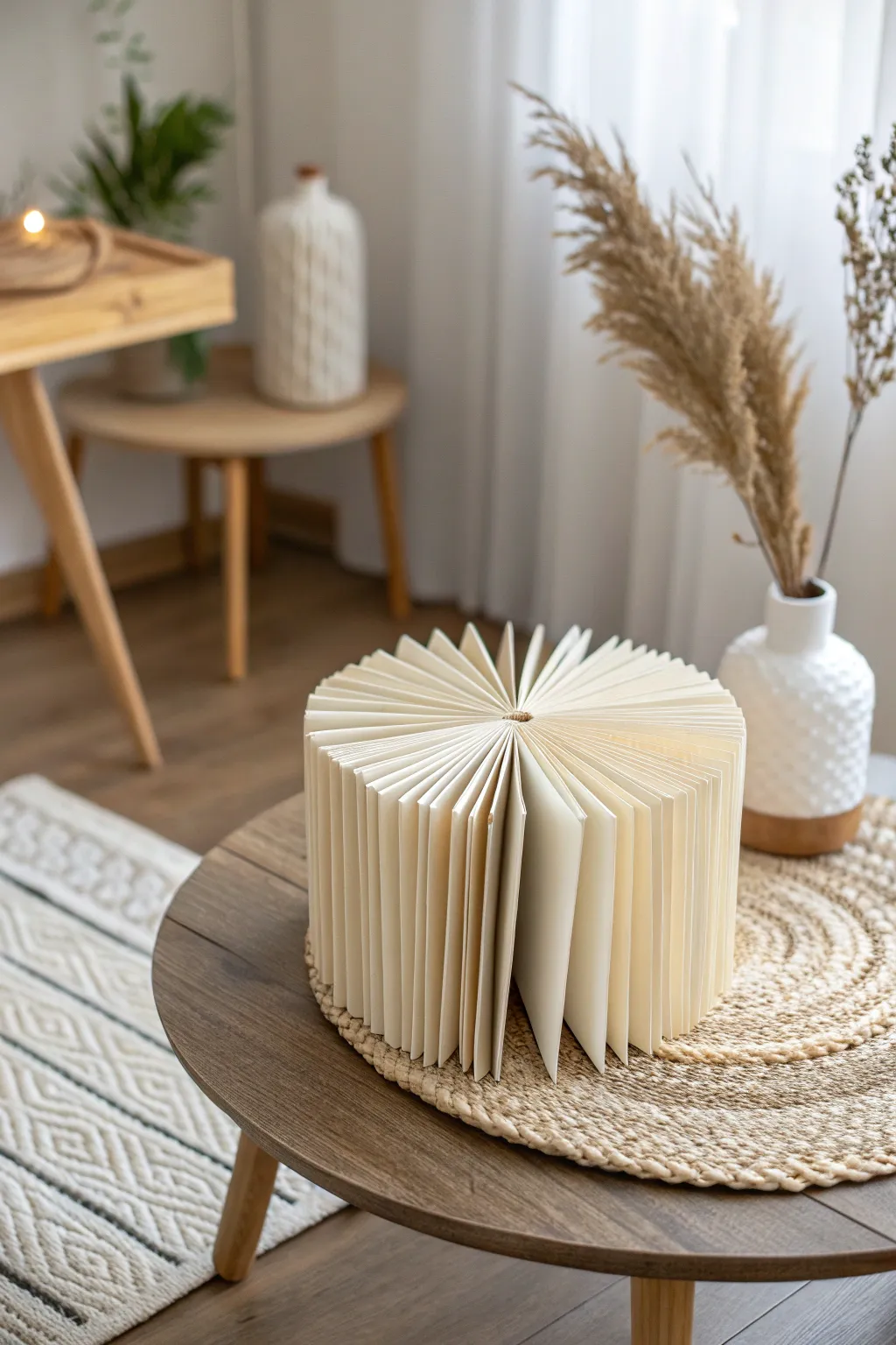 Get lost in the mesmerizing charm of spiral book art, where simplicity meets hypnotic elegance.